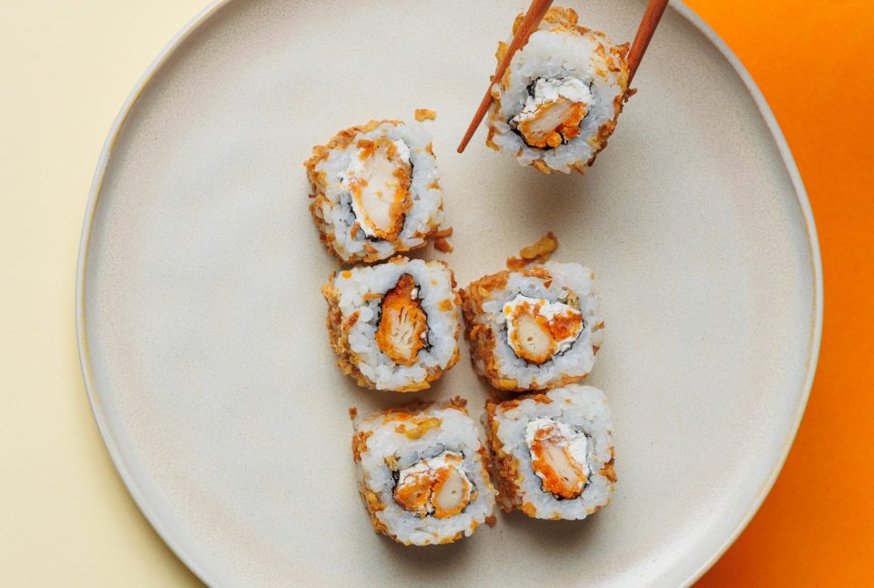 Crispy California roll’s Poulet / Fromage / Oignon crispy