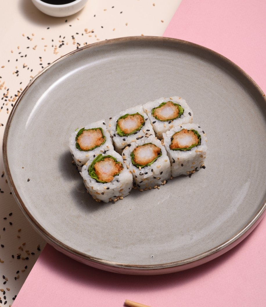 California roll’s Tempura crevette
