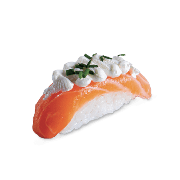 Sushis saumon / fromage / ciboulette