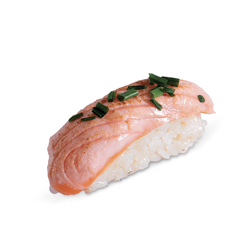 Sushis saumon tataki / ciboulette