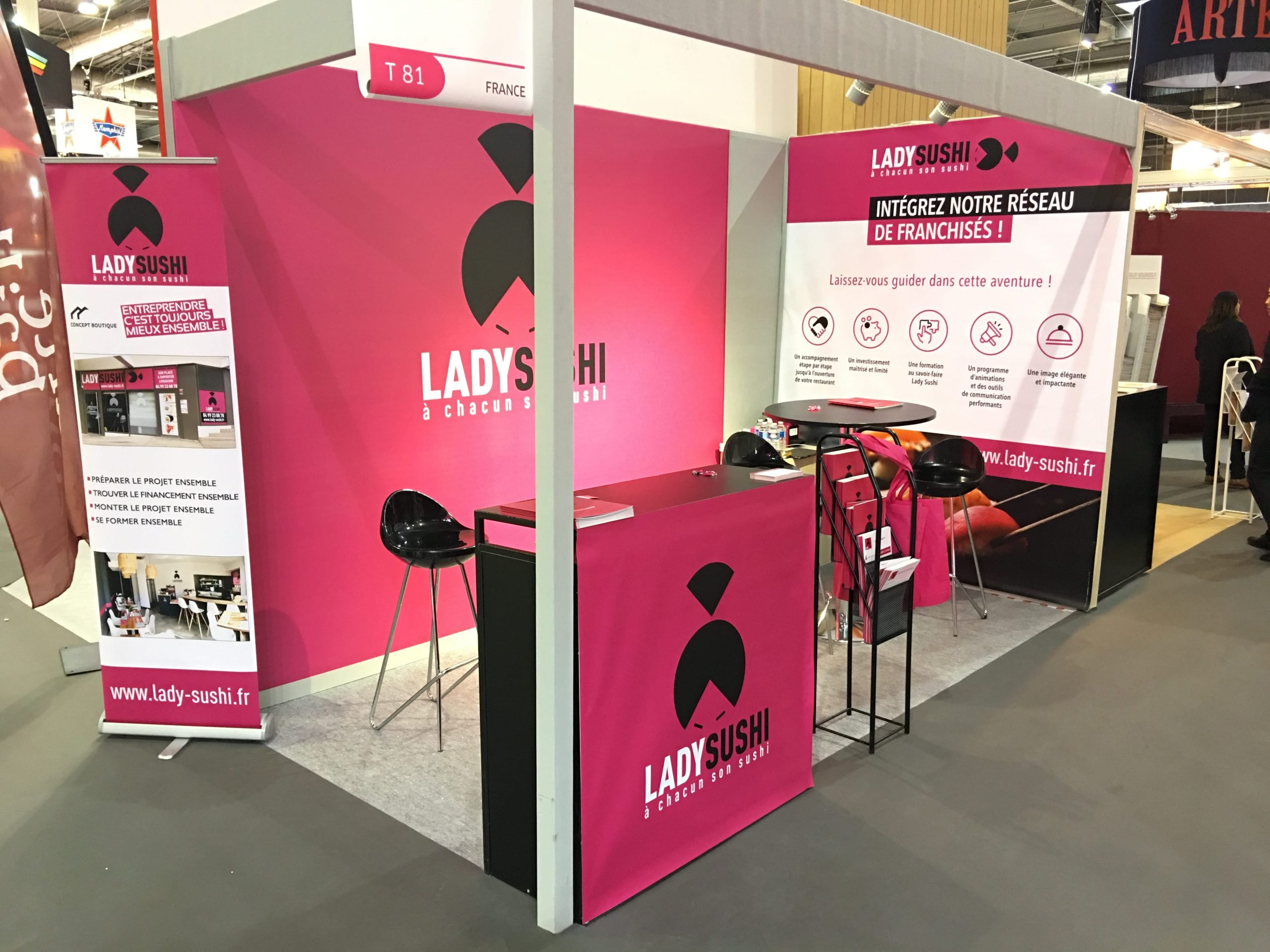 LADY SUSHI PARTICIPE AU SALON FRANCHISE EXPO PARIS 2018 !