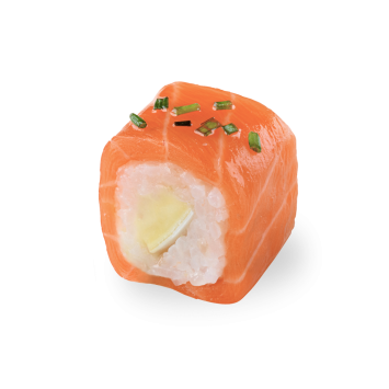 Salmon Roll's Saumon / Chèvre / Miel / Ciboulette