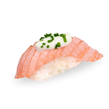 Sushis Saumon tataki / Fromage / Ciboulette