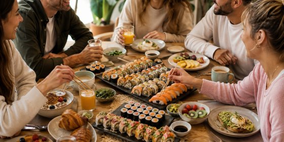 Sushis pour un brunch original : une idée gourmande qui change